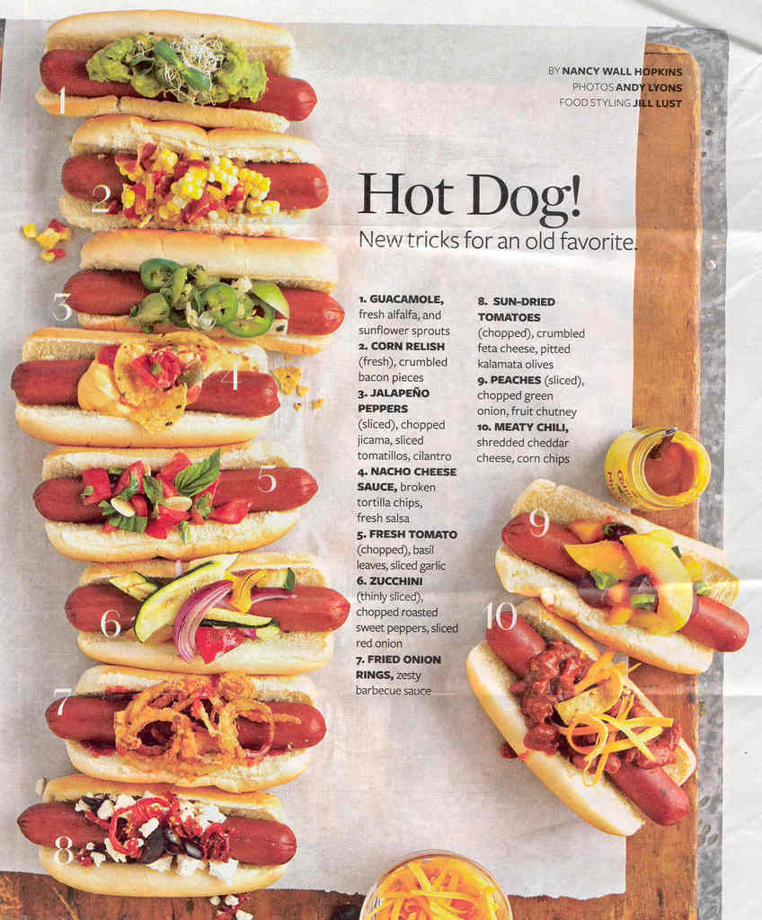 Hot Dogs Condiments
 Hot Diggity Dog It is National Hot Dog Day