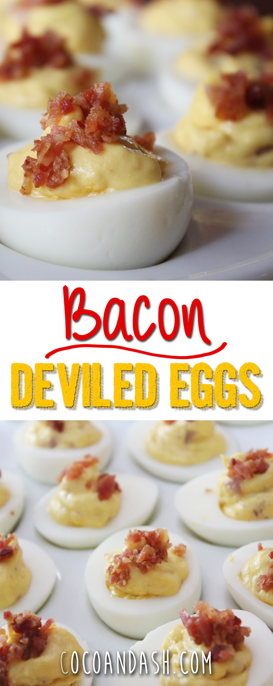 How Did Deviled Eggs Get Their Name
 Bacon Deviled Eggs Coco and Ash