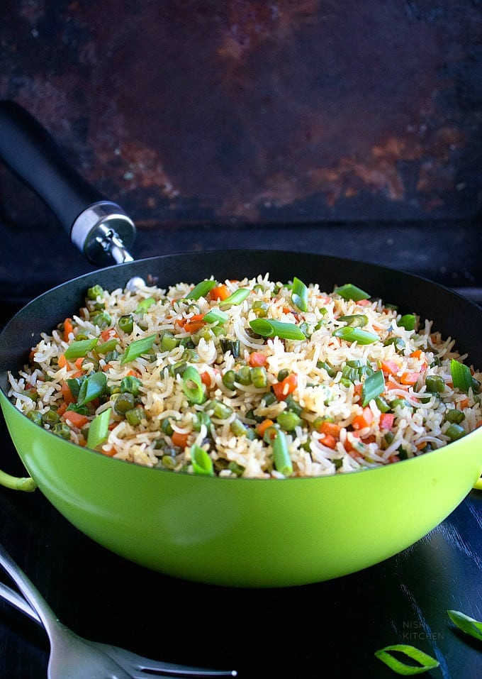 Indian Veg Fried Rice
 Ve able Fried Rice Indian Style Video