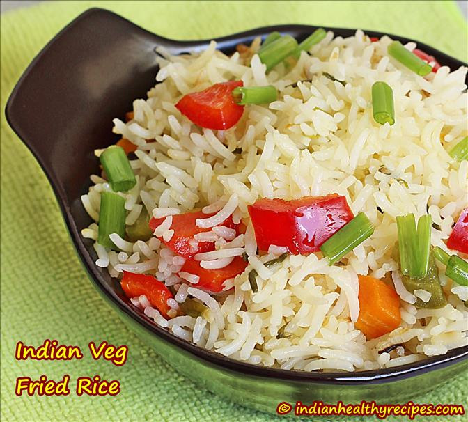 Indian Veg Fried Rice
 veg fried rice recipe how to make ve able fried rice recipe