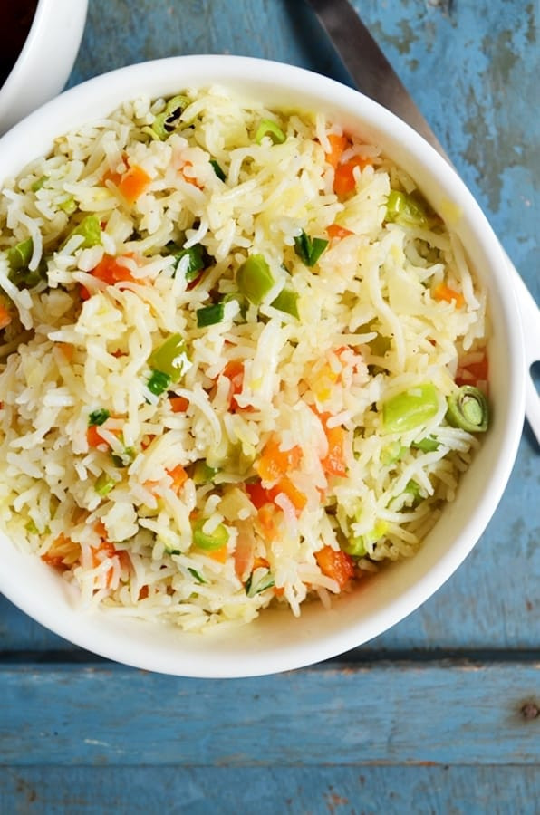 Indian Veg Fried Rice
 veg fried rice recipe easy Indian veg fried rice recipe