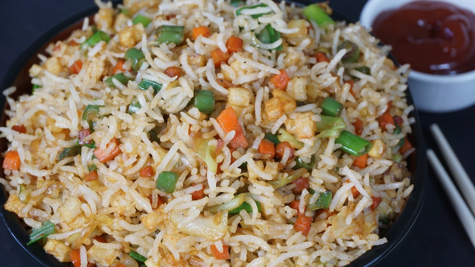 Indian Veg Fried Rice
 Ve able Fried Rice