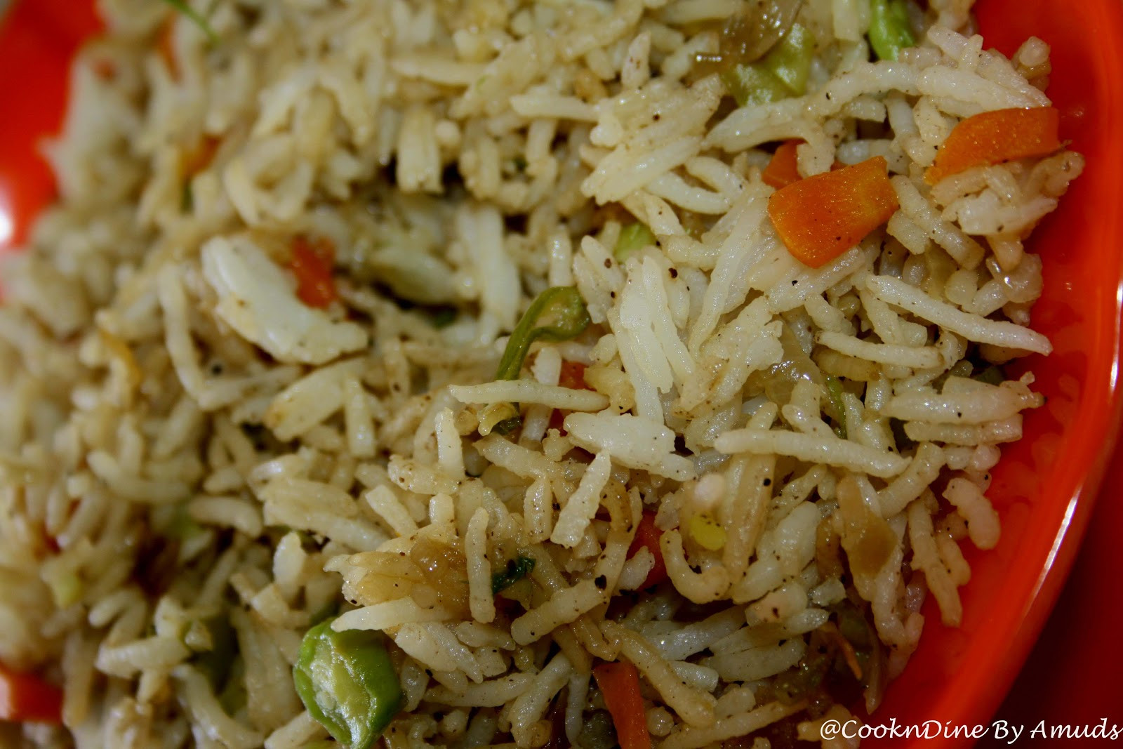 Indian Veg Fried Rice
 CooknDine Ve able Fried Rice Indian Style