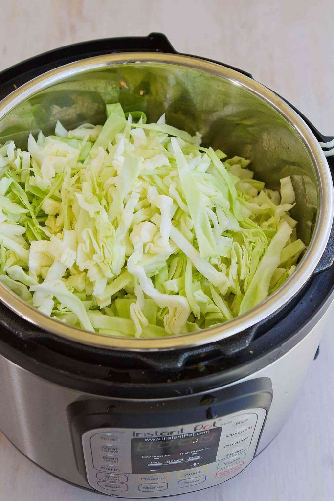 Instant Pot Cabbage Recipe
 Instant Pot Sausage Cabbage Bowl with Quinoa Pressure