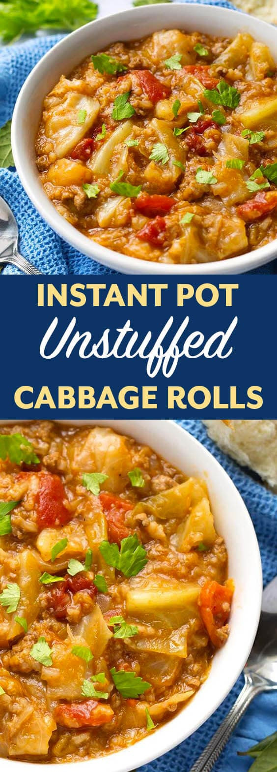 Instant Pot Cabbage Recipe
 Instant Pot Unstuffed Cabbage Rolls