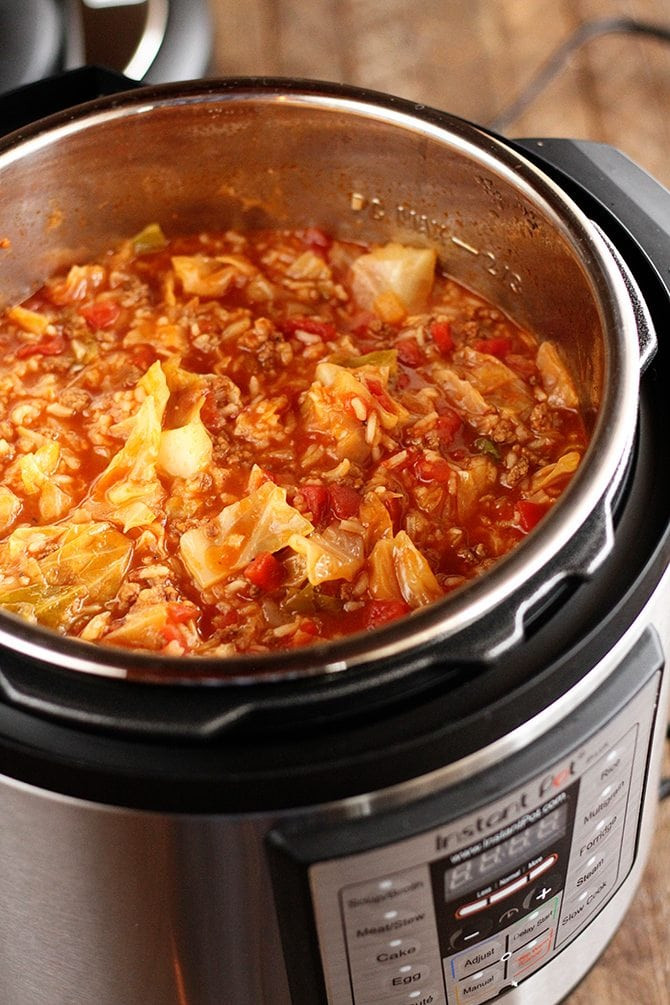 Instant Pot Cabbage Recipe
 Instant Pot Stuffed Cabbage Soup and Saying Goodbye