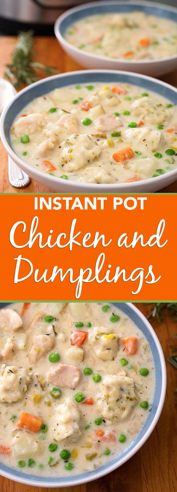 Instant Pot Chicken Dumplings
 Instant Pot Chicken and Dumplings