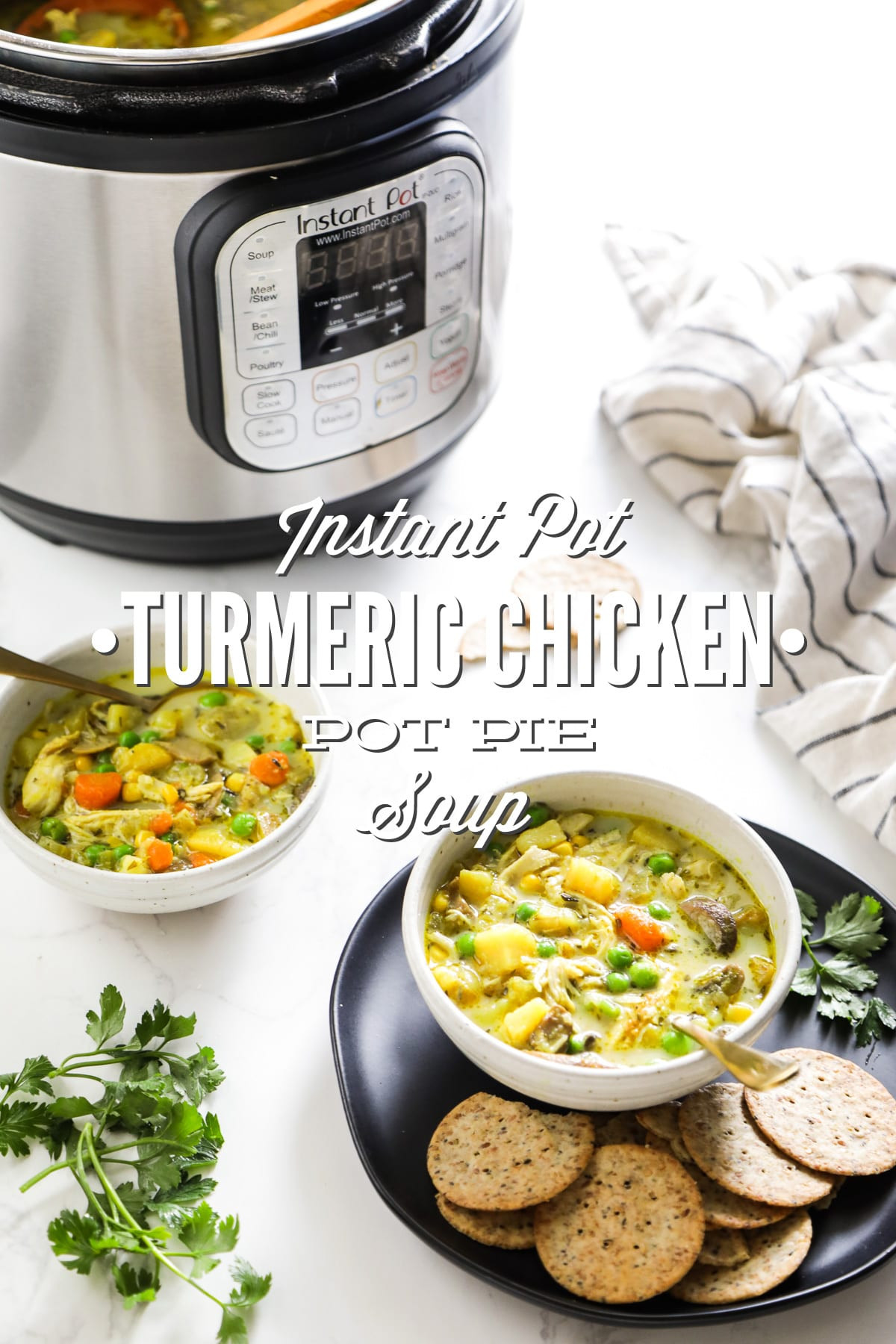 Instant Pot Chicken Pot Pie
 Instant Pot Turmeric Chicken Pot Pie Soup Pressure Cooker