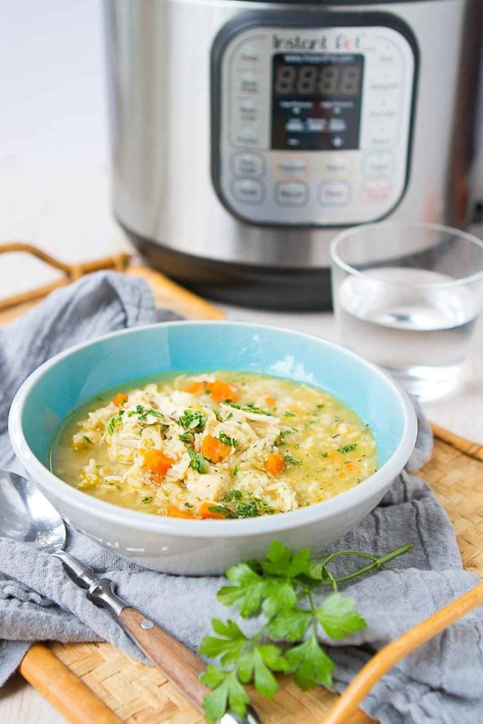 Instant Pot Chicken Rice Soup
 Chicken and Rice Soup Instant Pot Cookin Canuck
