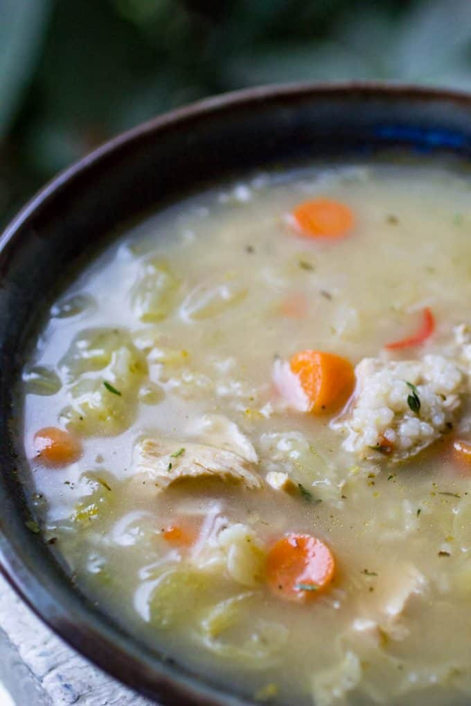 Instant Pot Chicken Rice Soup
 Instant Pot Chicken and Rice Soup