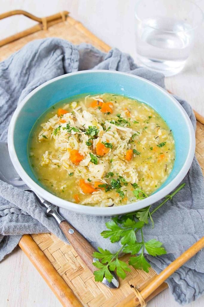 Instant Pot Chicken Rice Soup
 Chicken and Brown Rice Soup
