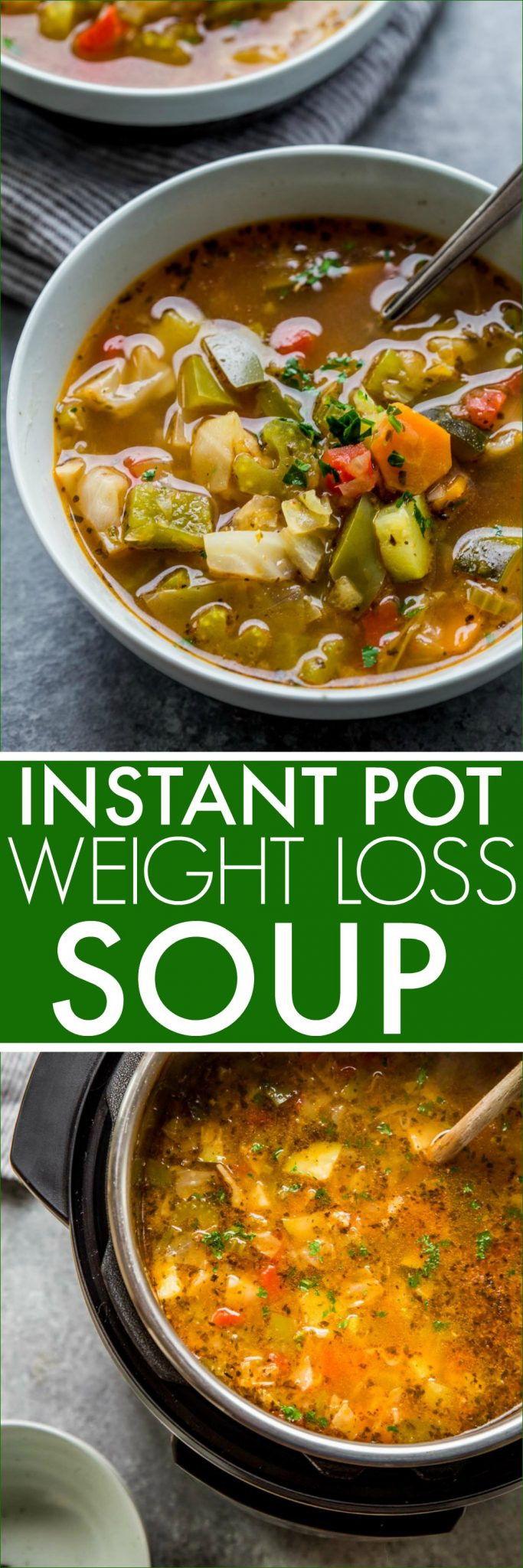 Instant Pot Diet Recipes
 Instant Pot Weight Loss Soup with Stovetop Instructions