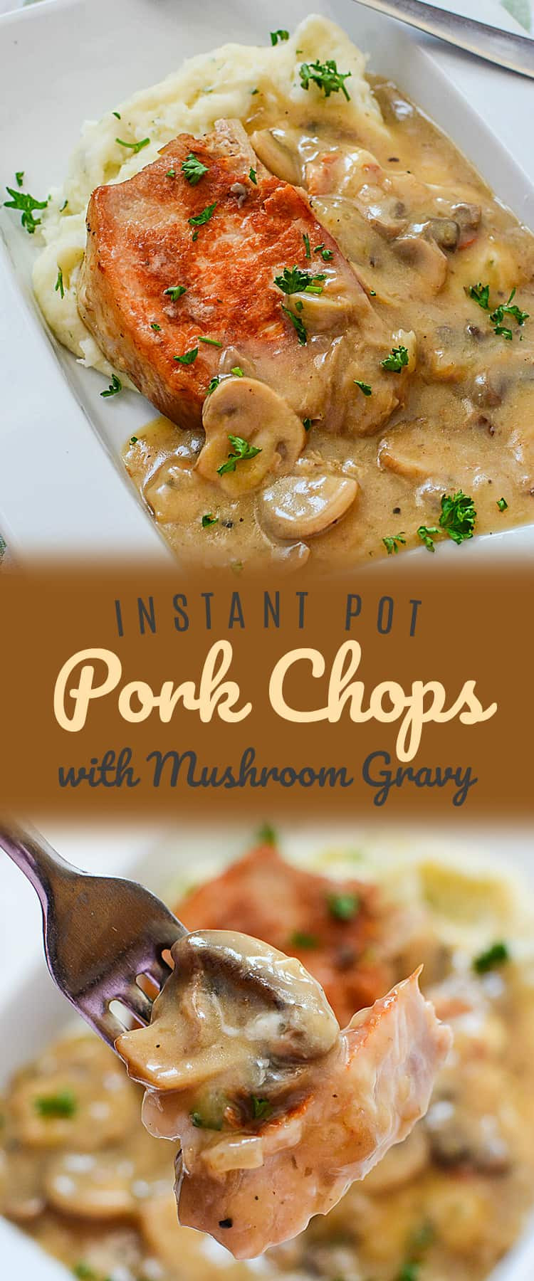 Instant Pot Lamb Chops Recipes
 Instant Pot Pork Chops with Mushroom Gravy