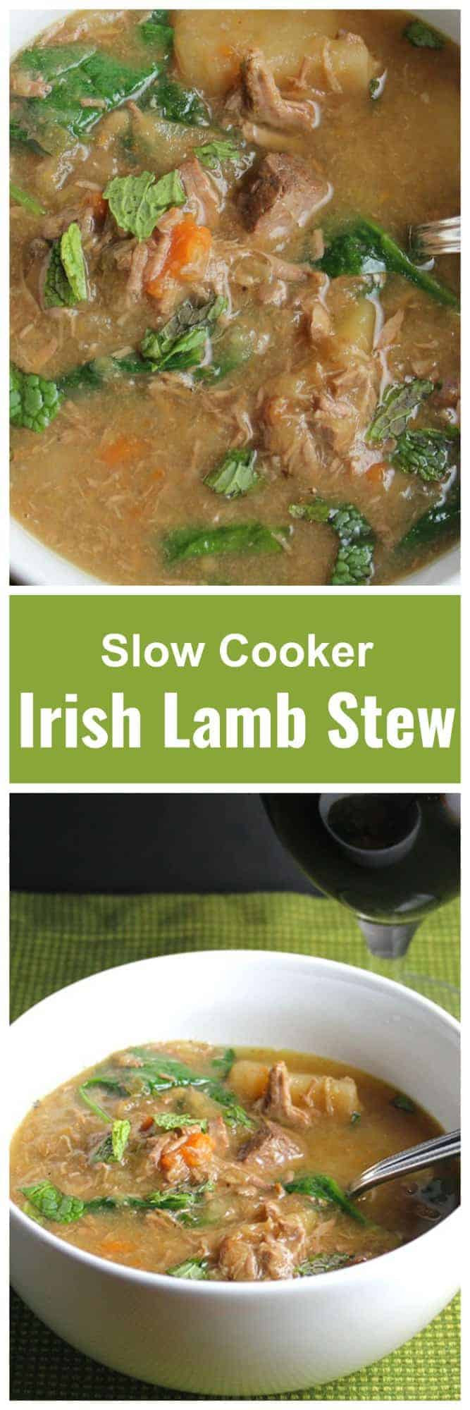 Irish Lamb Stew Recipe Slow Cooker
 Slow Cooker Irish Lamb Stew SundaySupper