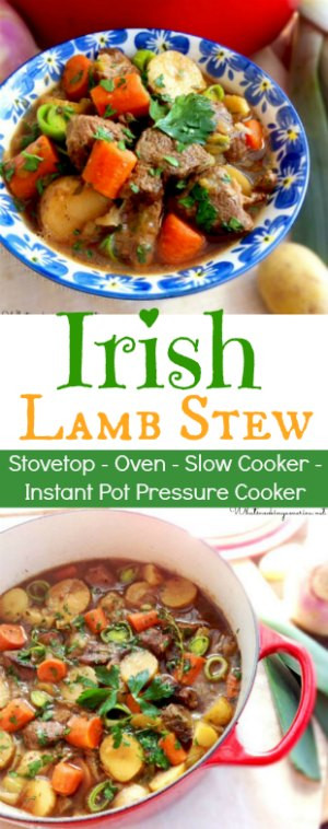 Irish Lamb Stew Recipe Slow Cooker
 Traditional Irish Lamb Stew Recipe Whats Cooking America