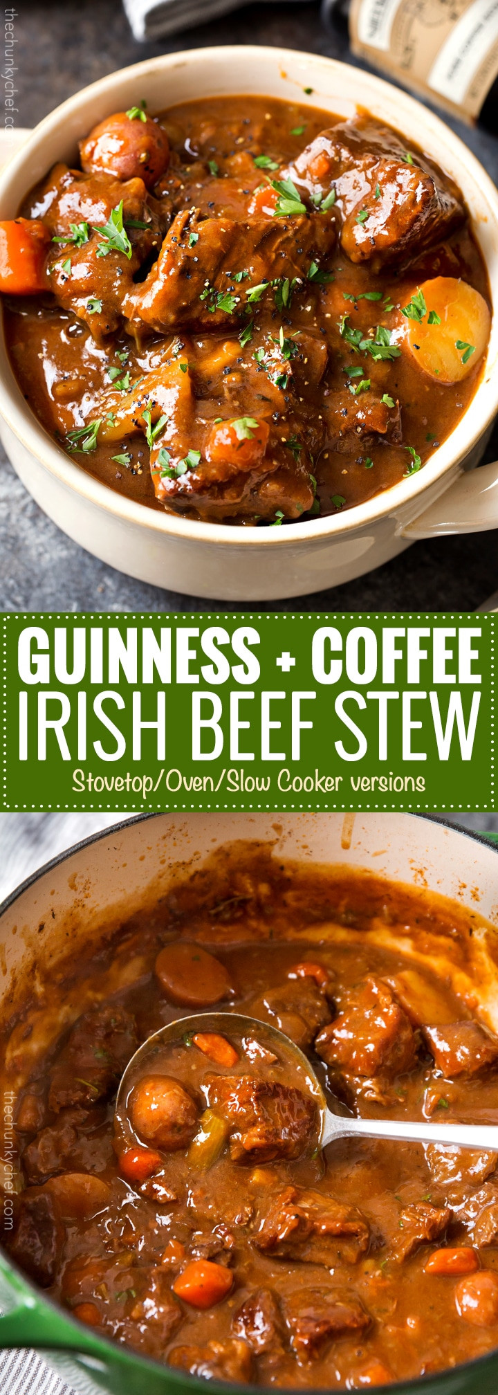 Irish Lamb Stew With Guinness
 Guinness and Coffee Irish Beef Stew The Chunky Chef