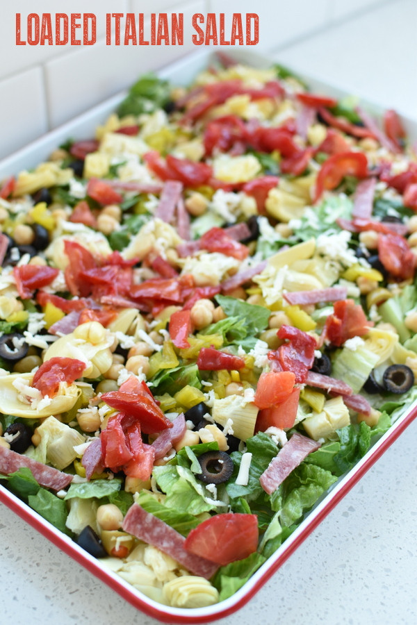 Italian Antipasto Salad
 Loaded Italian Salad