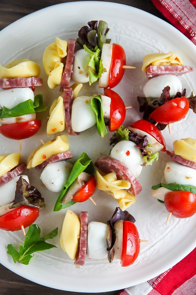 Italian Appetizer Recipes For Party
 Easy Appetizer Alert Italian Antipasti Skewers