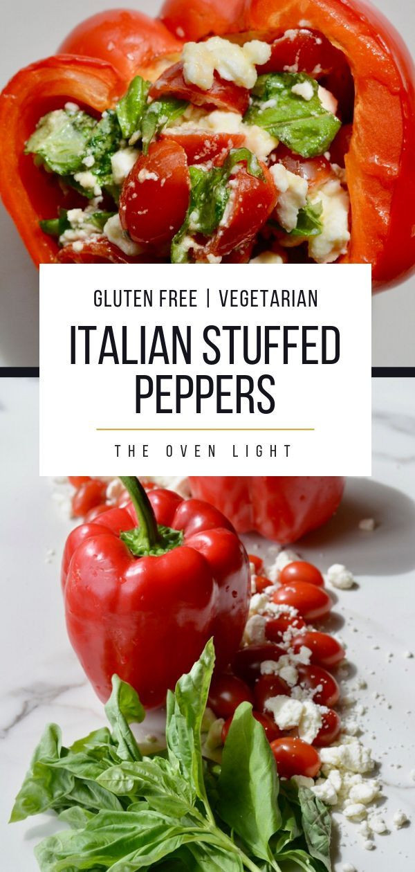 Italian Appetizers Vegetarian
 Healthy Italian Stuffed Peppers