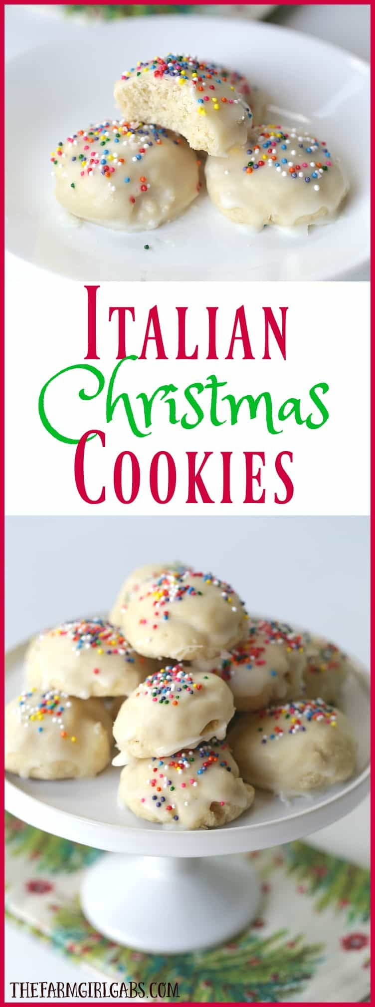 Italian Cookies Recipes
 Italian Christmas Cookies The Farm Girl Gabs