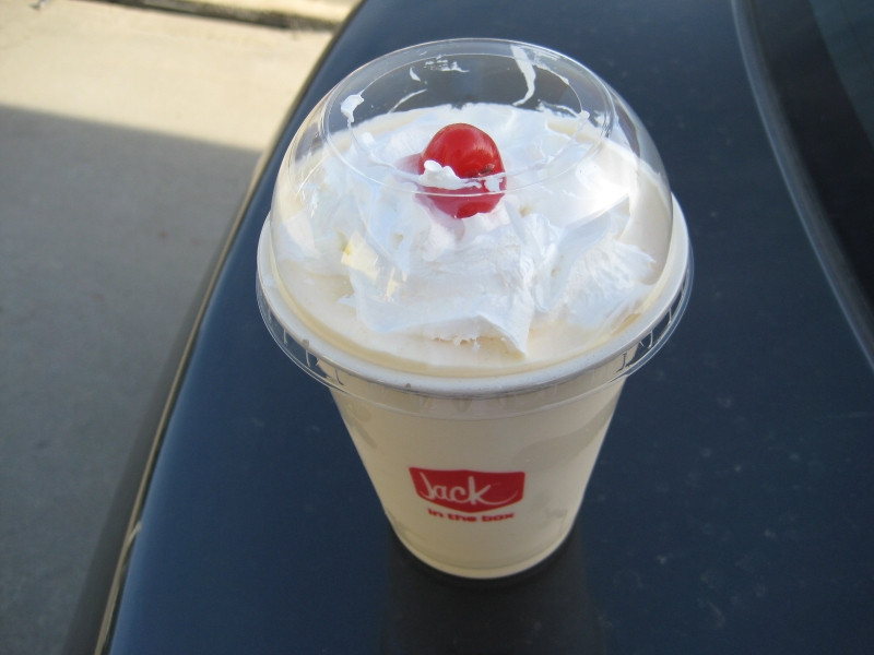 Jack In The Box Eggnog Shake 2020
 Review Jack in the Box Egg Nog Ice Cream Shake