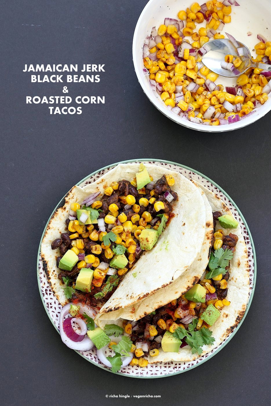 Jamaican Vegan Recipes
 Jamaican Jerk Black Bean Tacos with Roasted Corn Salsa