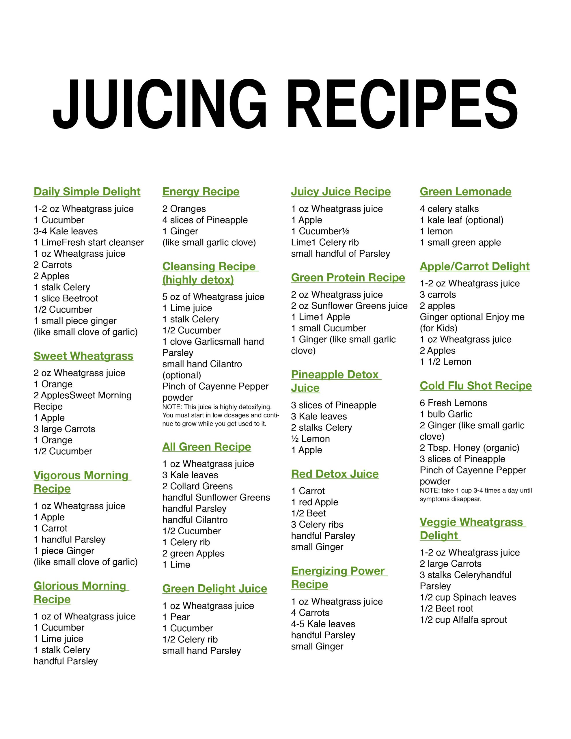 Juicer Recipes Weight Loss
 Amazing Juice Recipes – Hunt Squared Expert Coaching and
