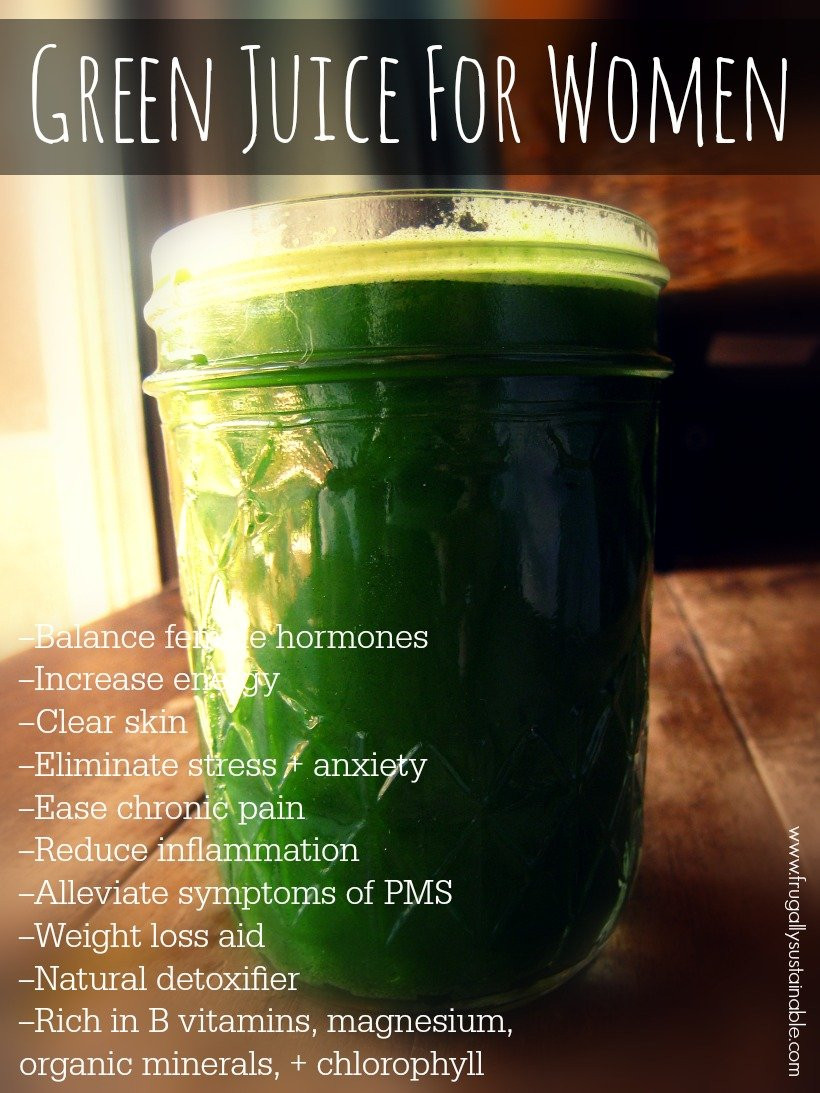 Juicer Recipes Weight Loss
 Green Juice for Women A Balancing Juicing Recipe