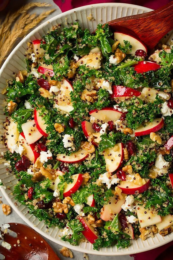 Kale Quinoa Cranberry Salad
 Kale Salad with Apples and Quinoa Cooking Classy