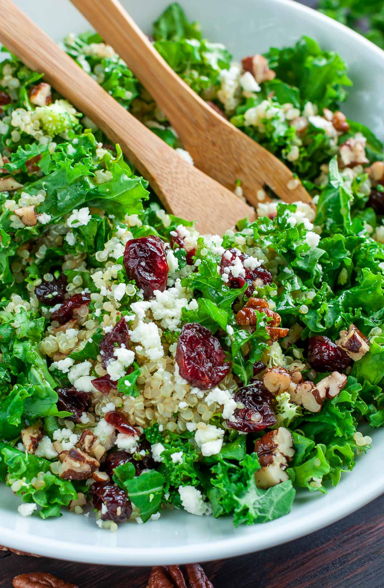 20 Of the Best Ideas for Kale Quinoa Cranberry Salad - Best Recipes ...