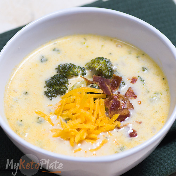 Keto Broccoli Soup
 Keto Broccoli Cheddar Soup Creamy & Delicious MyKetoPlate