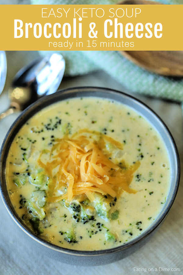 Keto Broccoli Soup
 Keto Broccoli Cheese Soup Recipe Low Carb Broccoli