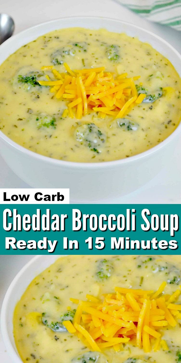 Keto Broccoli Soup
 Keto broccoli cheddar soup Recipe in 2020