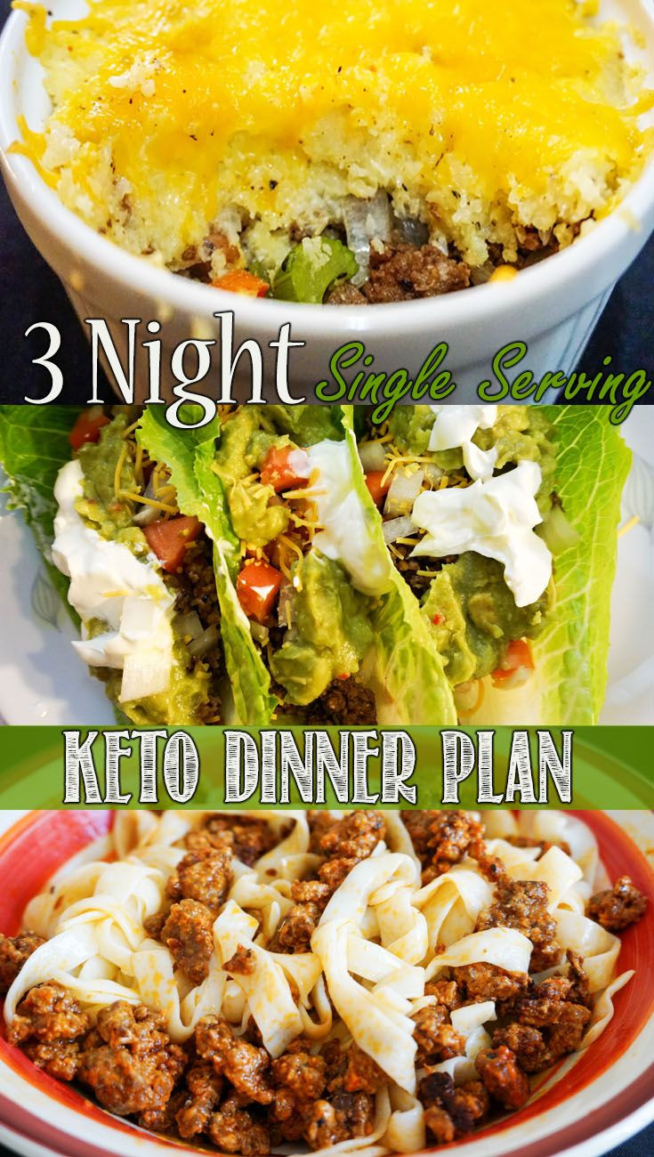 Keto Diet Dinner Recipes
 Single Serve Keto Dinners Recipe
