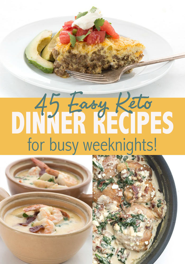 Keto Dinner Recipes
 Easy Keto Recipes
