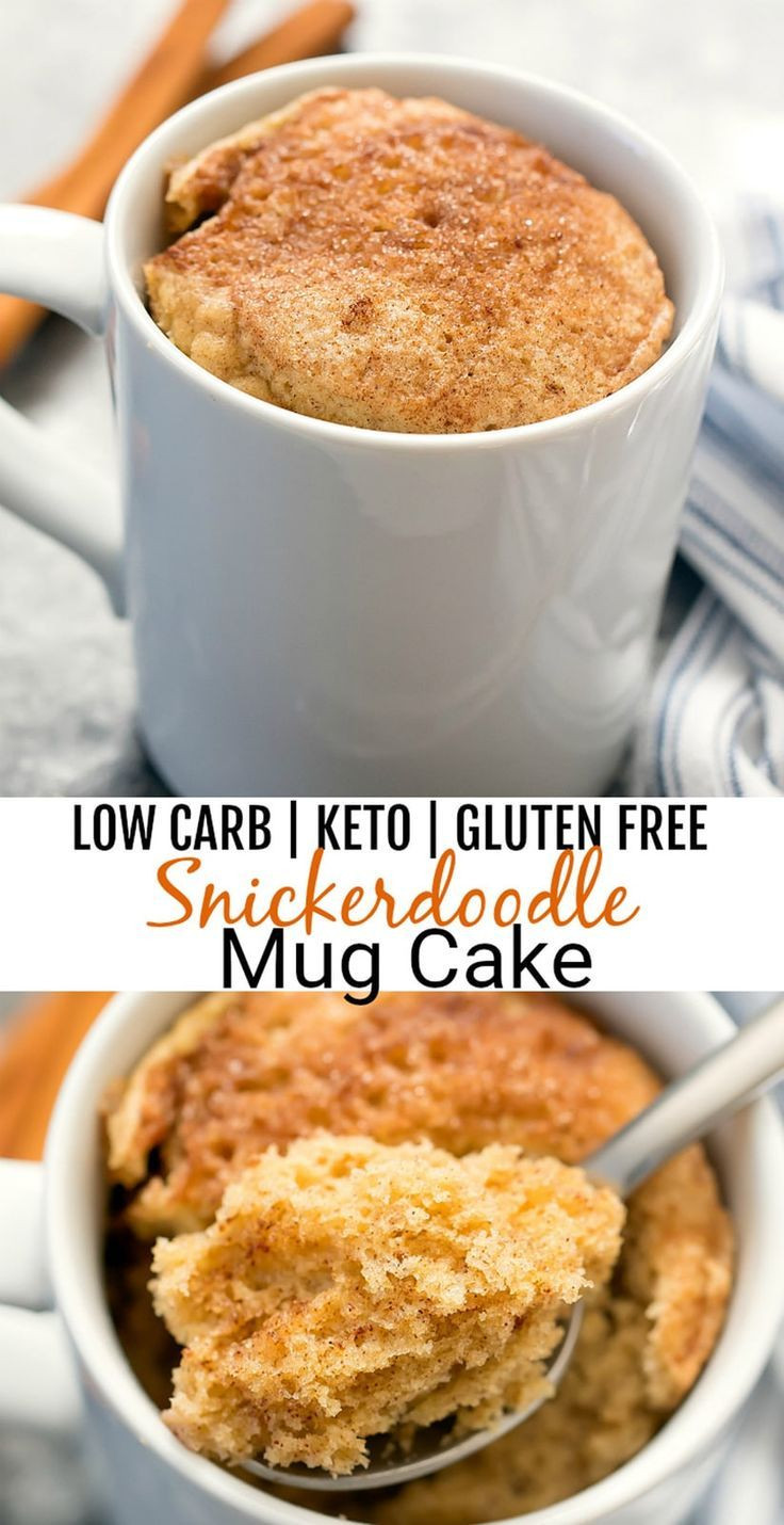 Keto Snickerdoodle Mug Cake
 Low Carb Snickerdoodle Mug Cake Recipe