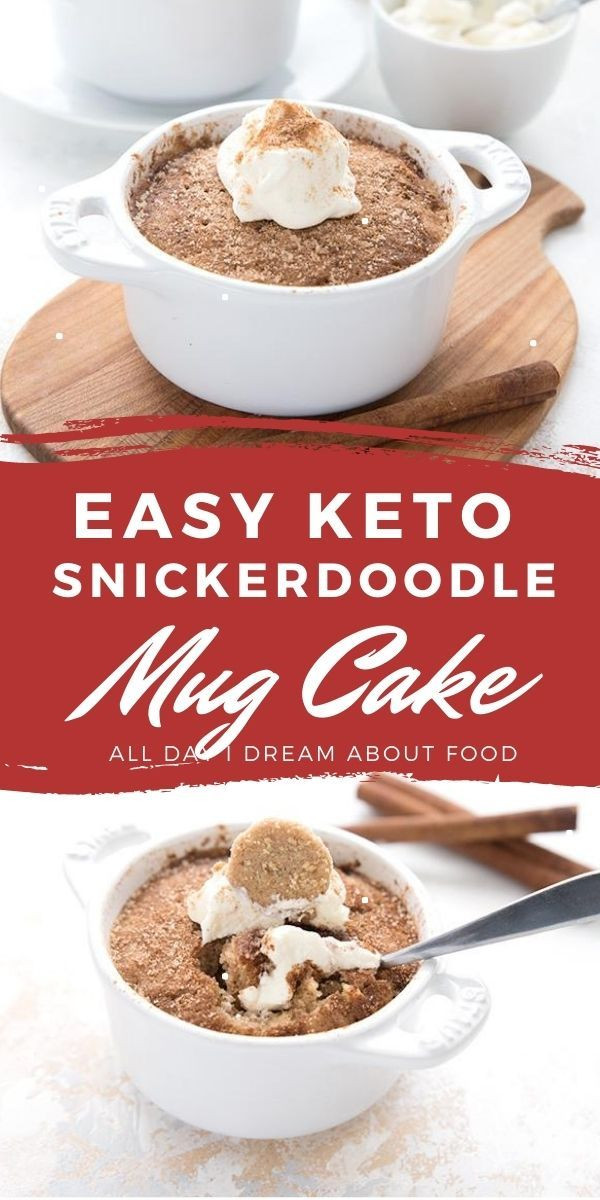 Keto Snickerdoodle Mug Cake
 Keto Snickerdoodle Mug Cake in 2020