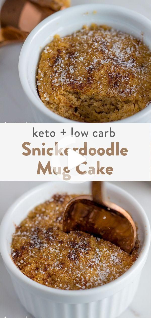 Keto Snickerdoodle Mug Cake
 Snickerdoodle Keto Mug Cake in 2020