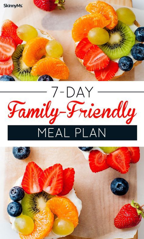 Kid Friendly Clean Eating Meal Plans
 7 Day Family Friendly Meal Plan