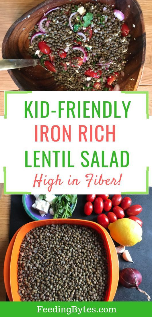 Kid Friendly Lentil Recipes
 Kid friendly iron rich lentil salad Recipe