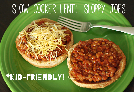 Kid Friendly Lentil Recipes
 Kids in the Kitchen Slow Cooker Lentil Sloppy Joes