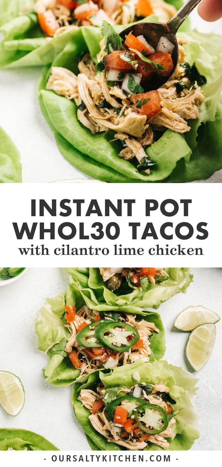 Kid Friendly Whole30 Recipes
 Instant Pot Whole30 Chicken Tacos Recipe