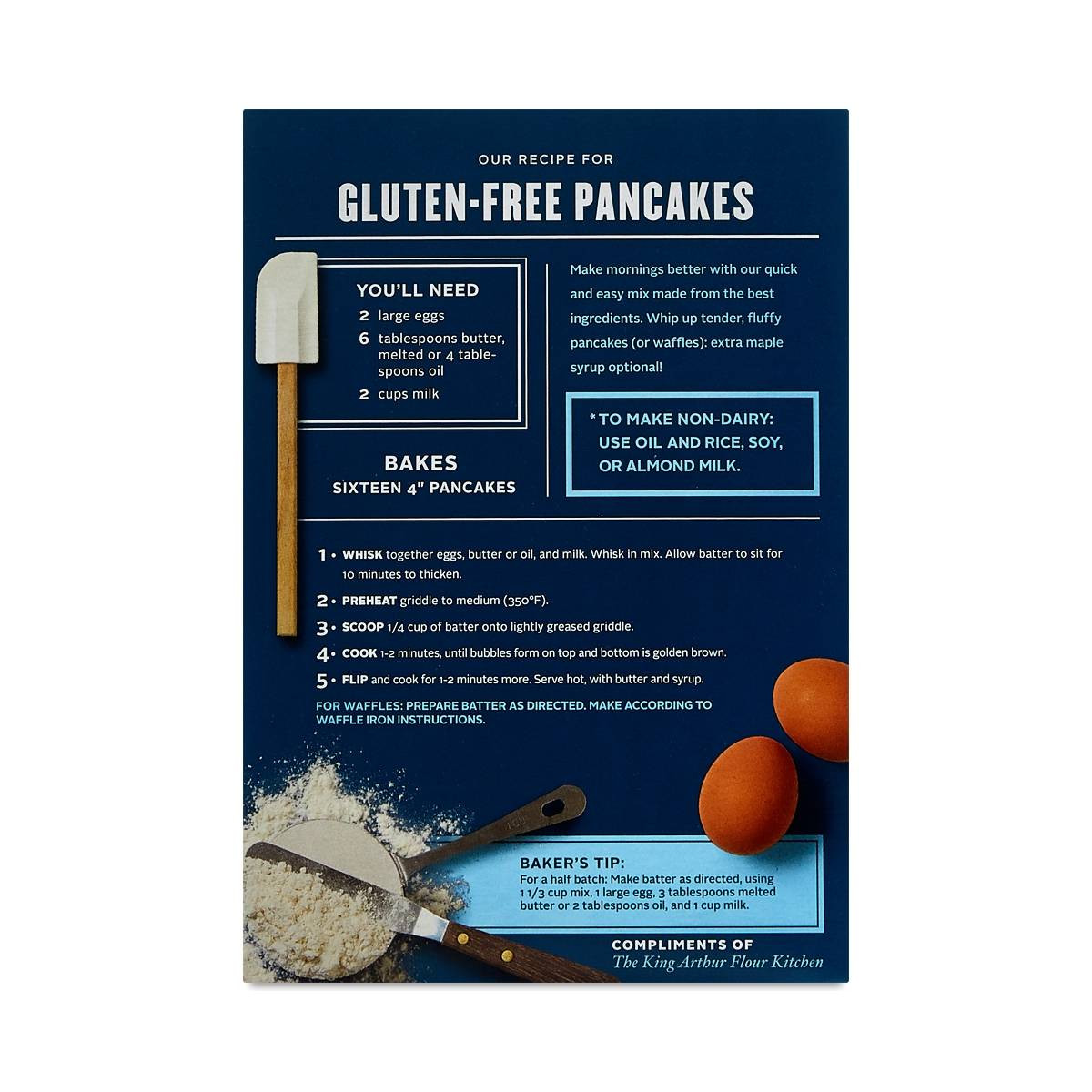 King Arthur Gluten Free Pancakes
 Gluten Free Pancake Mix by King Arthur Flour Thrive Market