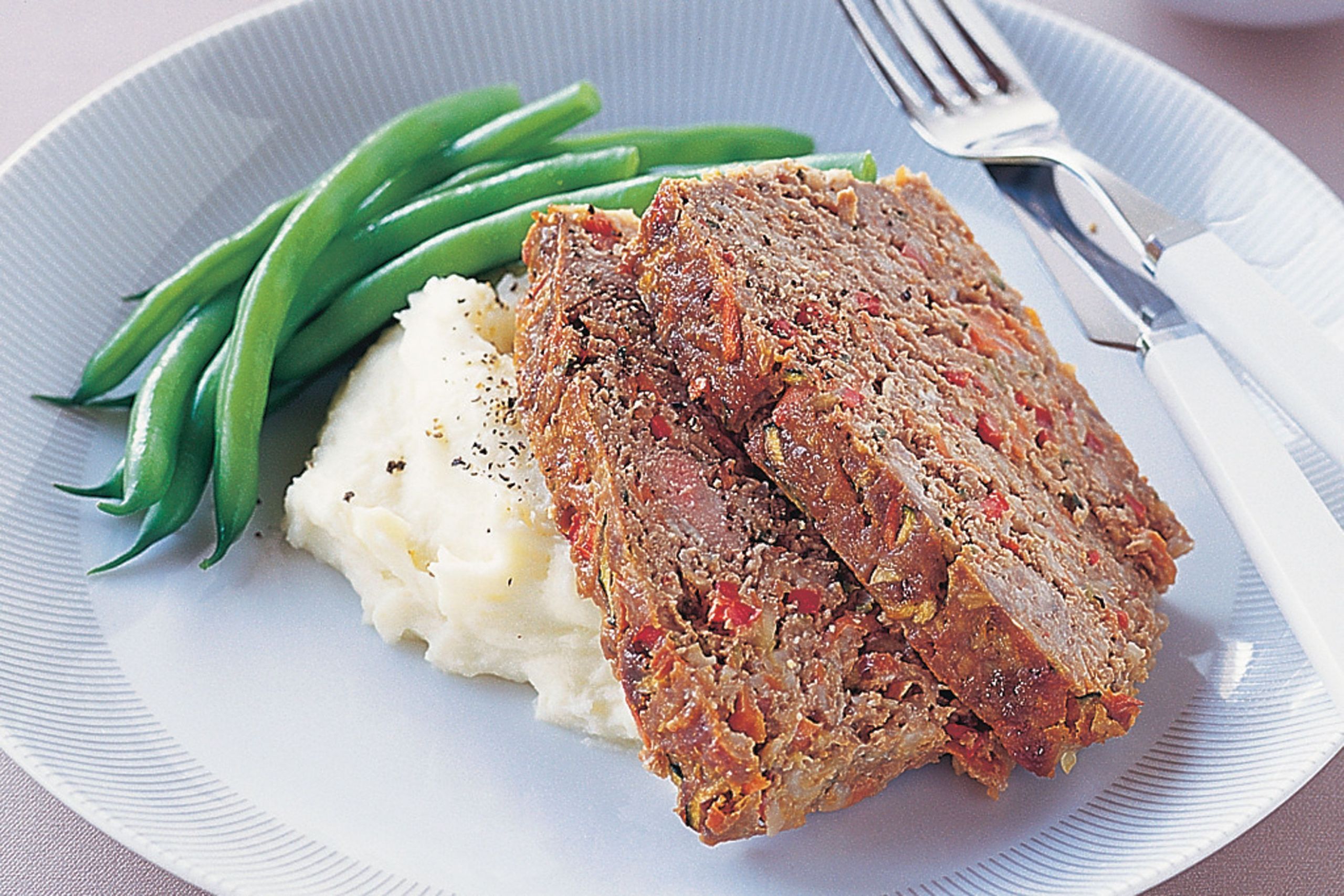 Lamb And Beef Meatloaf
 meatloaf with beef and pork mince