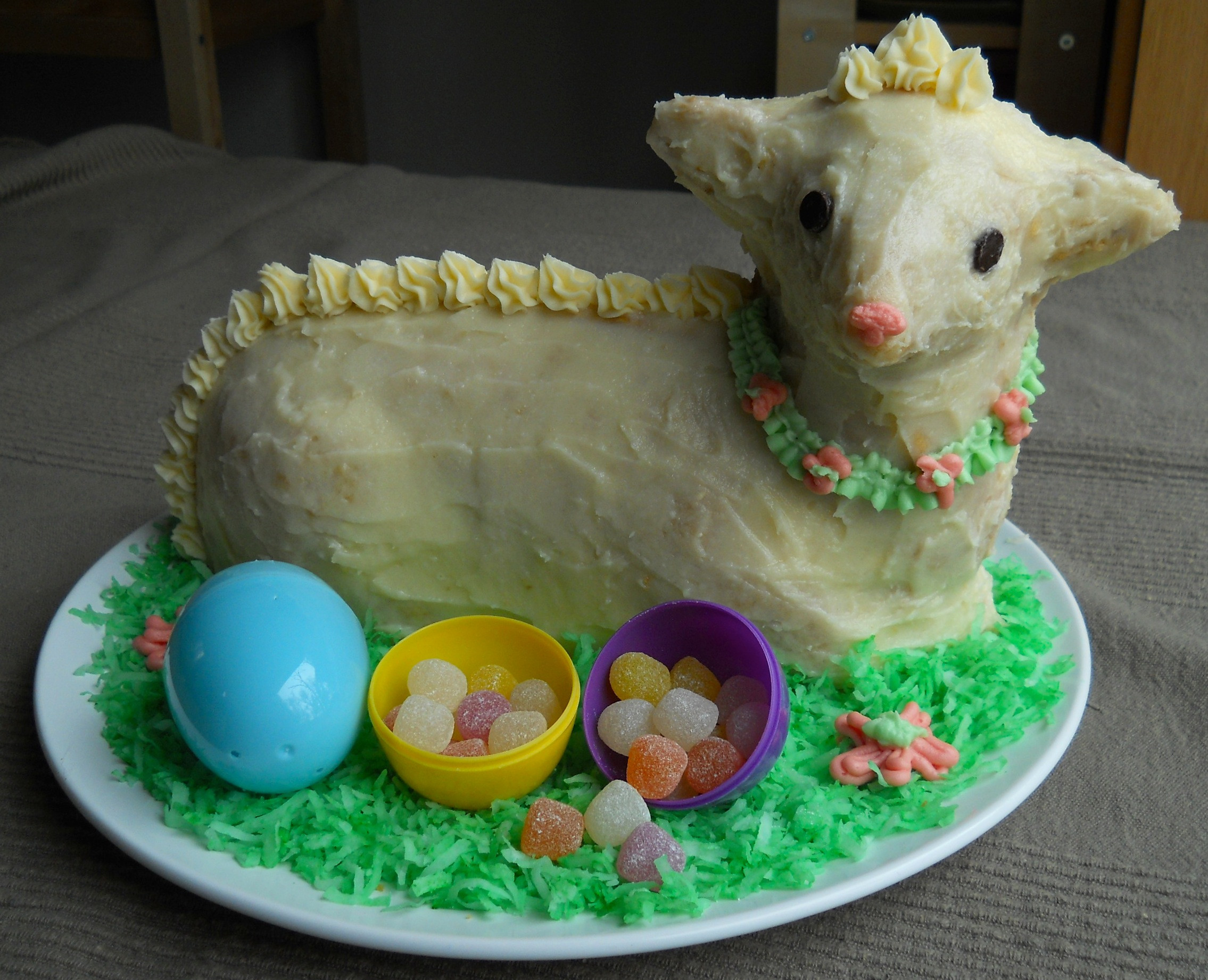 Lamb Cake Mold Recipe
 vegan Easter lamb cake