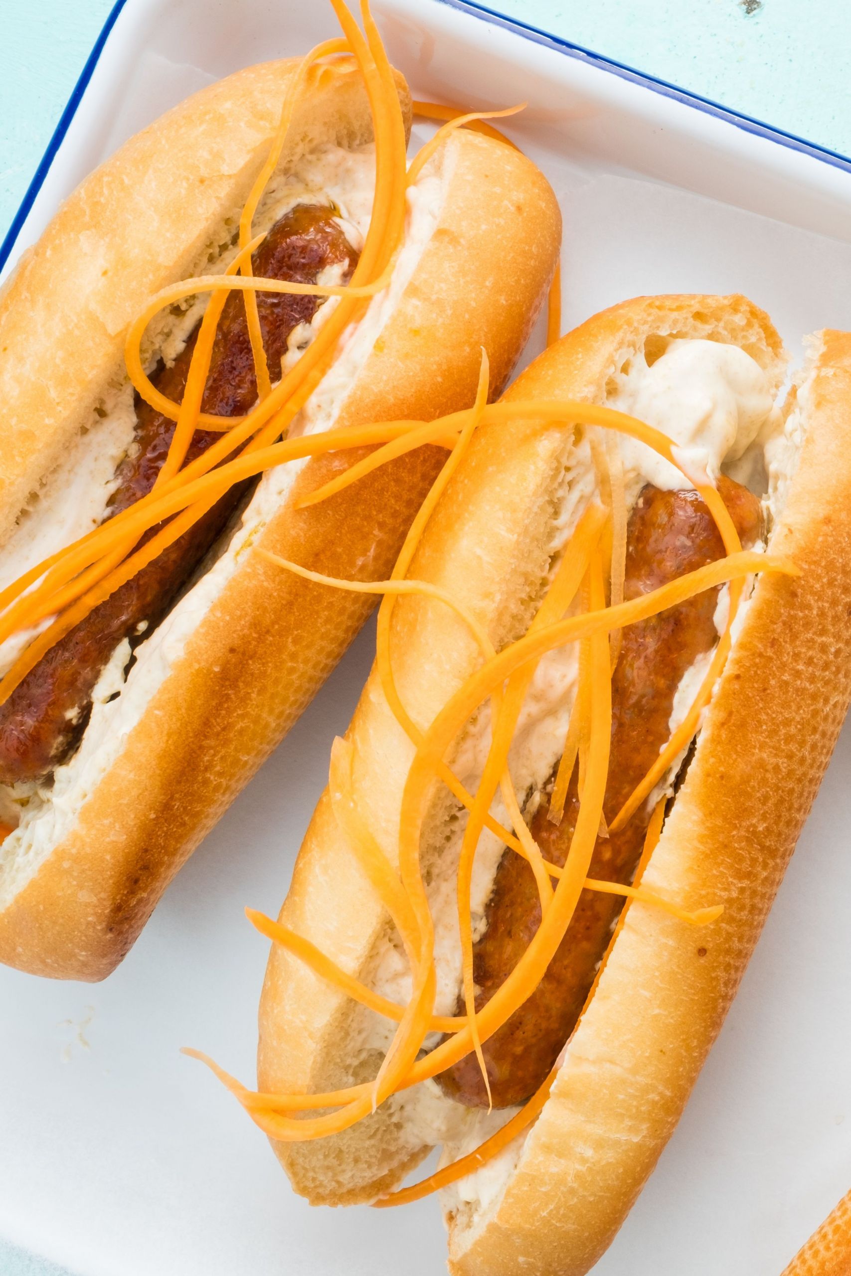 Lamb Hot Dogs
 Merguez Hot Dog with Pickled Carrots Recipe