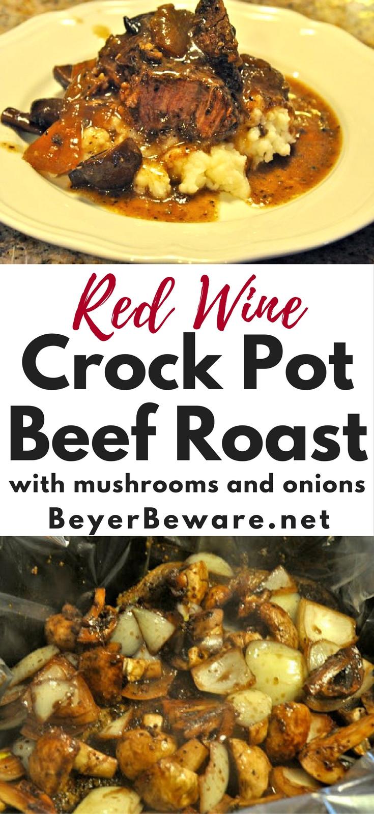 Lamb Stew In Crock Pot
 Red Wine Crock Pot Beef Roast with Mushrooms and ions