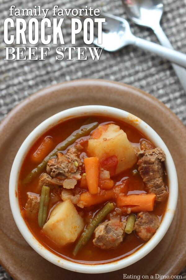 Lamb Stew Recipe Crock Pot
 Quick & Easy Crock pot Beef Stew Recipe Eating on a Dime