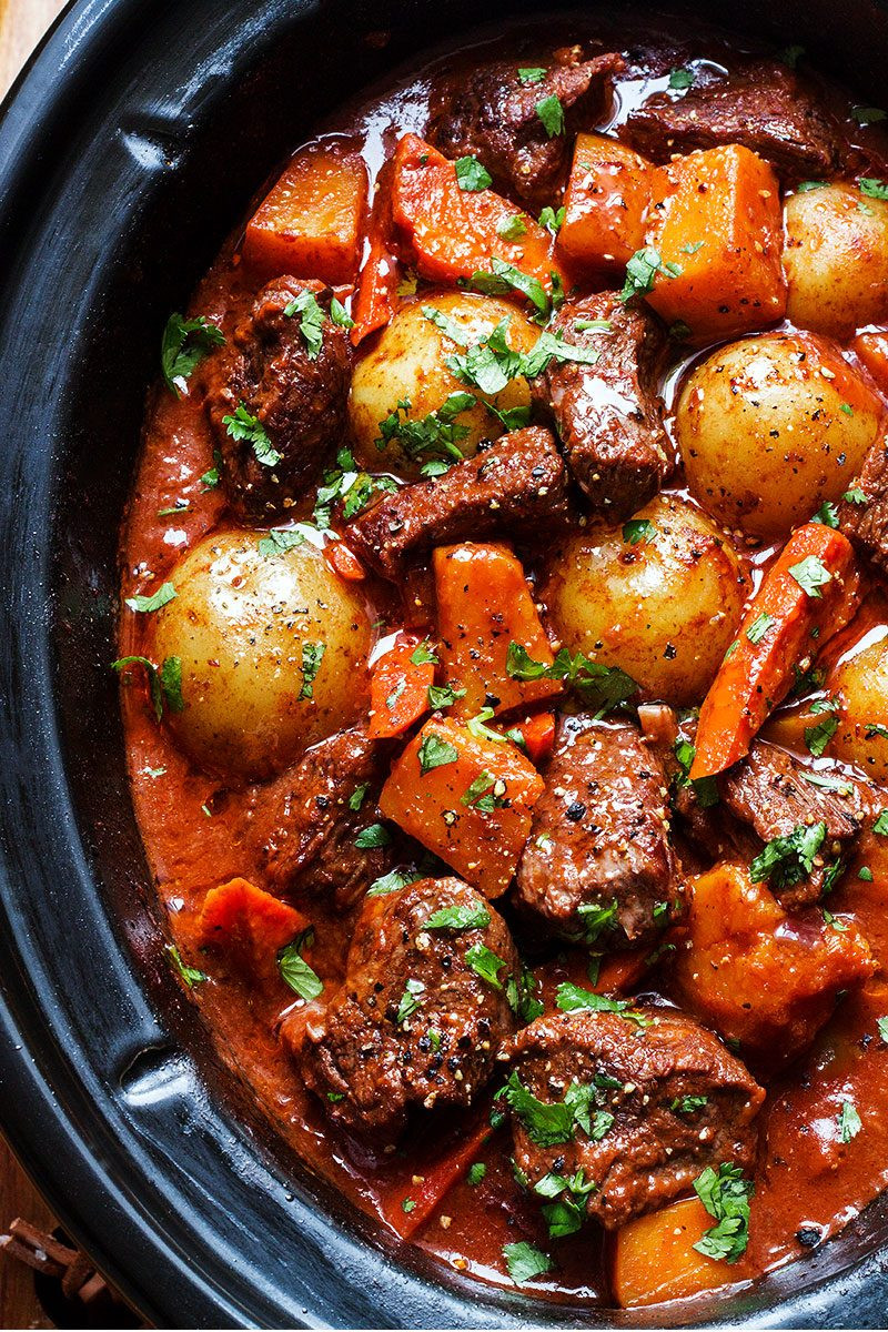 Lamb Stew Recipes Slow Cooker
 Slow Cooker Beef Stew Recipe with Butternut Carrot and