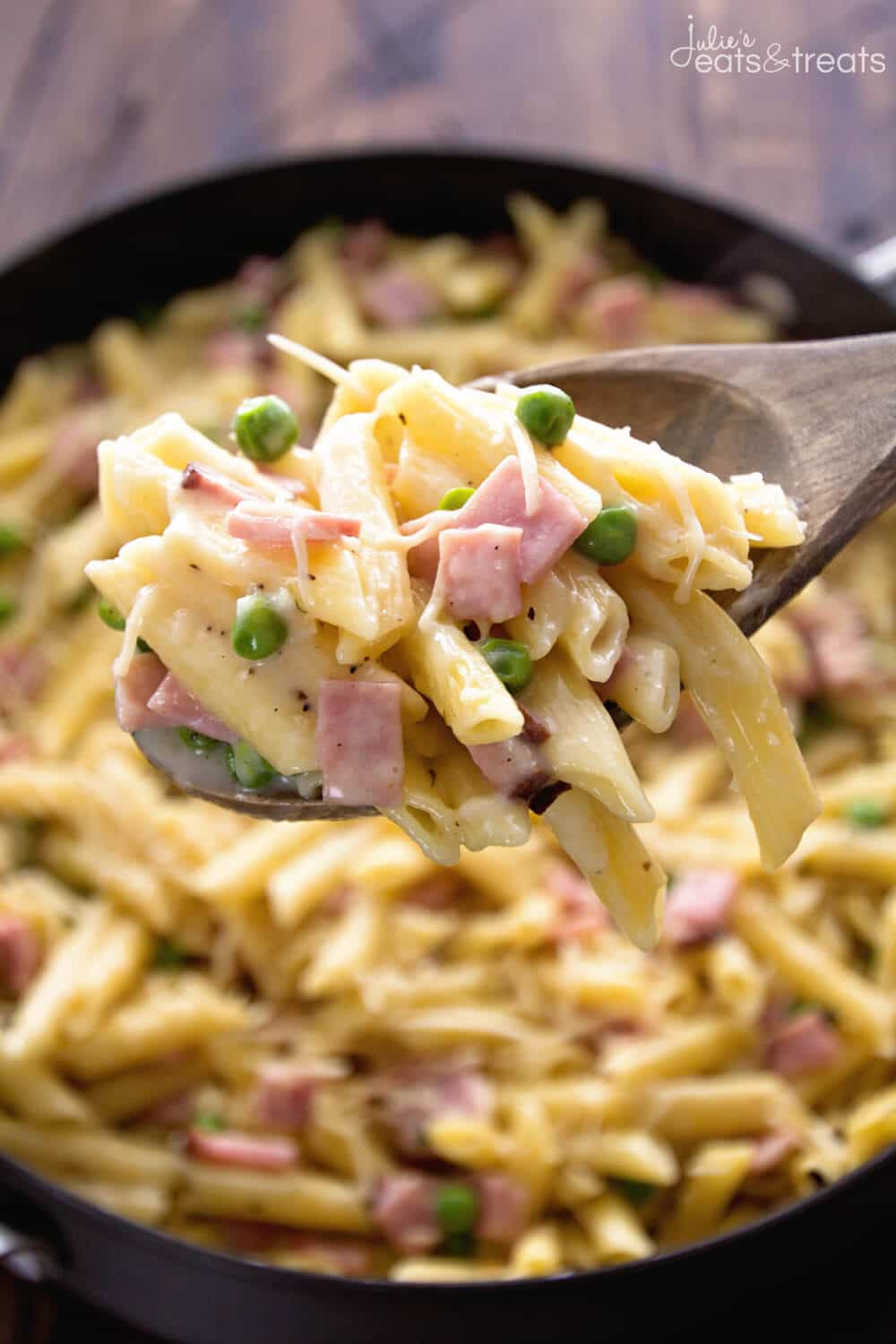 Leftover Ham Recipes Pasta
 e Pot Ham & Penne Skillet Recipe Julie s Eats & Treats